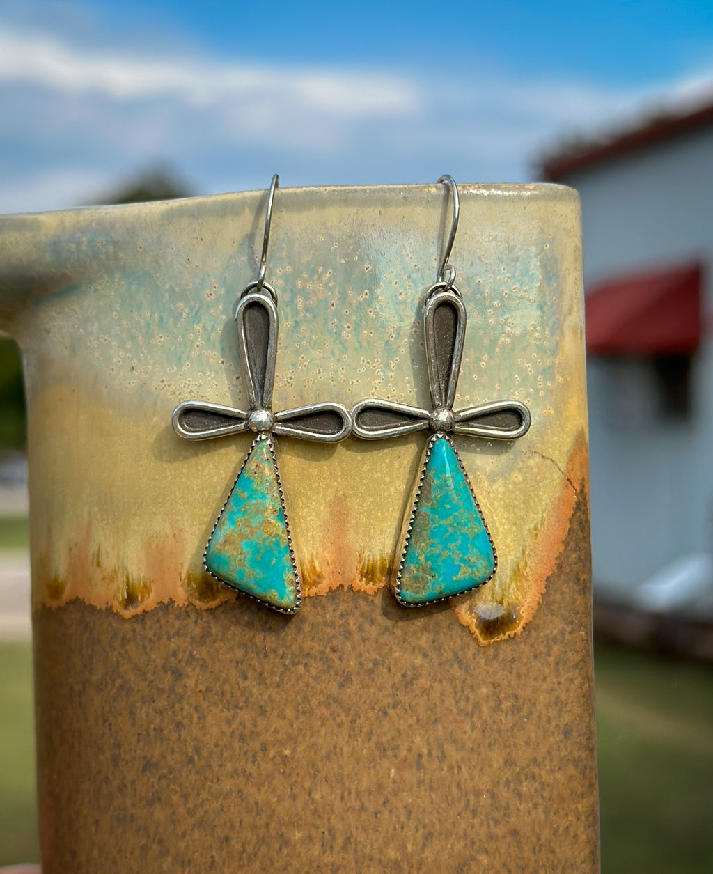 Royston Cross Earrings