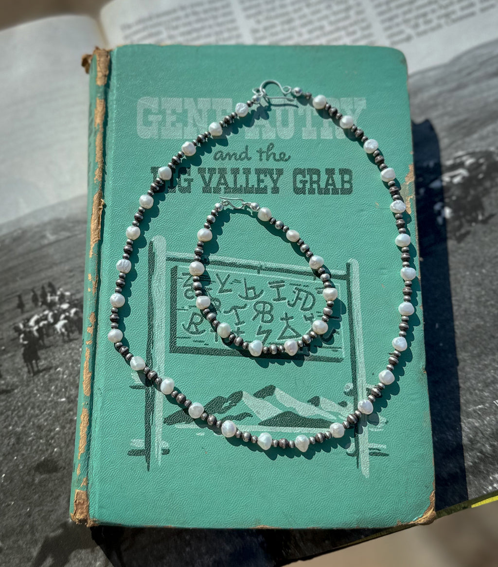 Navajo & Freshwater Pearl Set